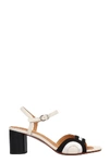 CHIE MIHARA LOSMA P SANDALS IN WHITE LEATHER,11324042