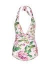 DOLCE & GABBANA FLORAL PRINT SWIMSUIT,11324552