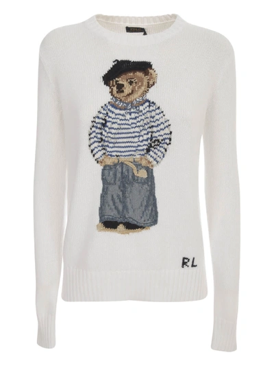 Polo Ralph Lauren Sweater Crew Neck W/teddy