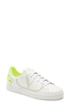 Valentino Backnet Low-top Sneakers In Lime