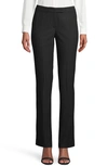 ANNE KLEIN PINSTRIPE FLARE LEG TROUSERS,10766852