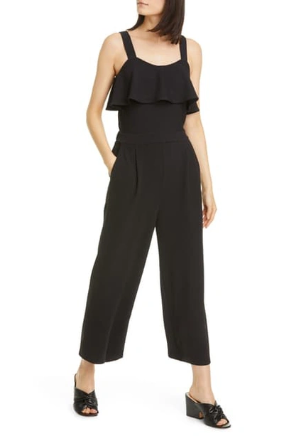 Joie Calypso Wide Leg Jumpsuit - L - Also In: M, S In Black