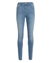 Frame Le Original Skinny Distressed High-rise Skinny Jeans In Denim