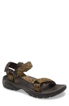 Teva Terra Fi 5 Universal Sport Sandal In Wavy Trail Olive