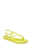 Ipanema Aphrodite Strappy Waterproof Sandal In Yellow/ Neon Yellow