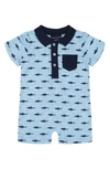 ANDY & EVAN SHARK POLO ROMPER,S2031192A