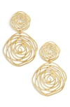 Karine Sultan Drop Earrings In Gold