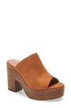 SEYCHELLES INVIGORATED PLATFORM SANDAL,INVIGORATED NUBUCK