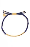 Gorjana Power Gemstone Self-wisdom Bracelet In Wisdom/ Lapis/ Gold