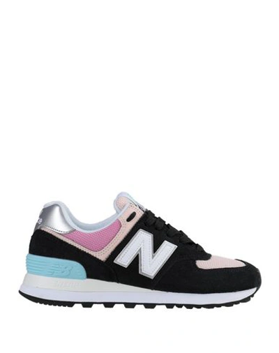 New Balance Women's 574 Low-top Sneakers In Blue