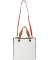 SONDRA ROBERTS STRUCTURED COLORBLOCKED TOTE