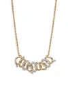 ALEXIS BITTAR CRYSTAL-SPIKED CHAIN LINK NECKLACE,0400012125272
