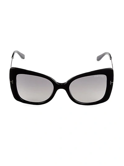Tom Ford 54mm Cat Eye Sunglasses In Black
