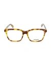 SAINT LAURENT CORE 54MM RECTANGLE OPTICAL GLASSES,0400012454707