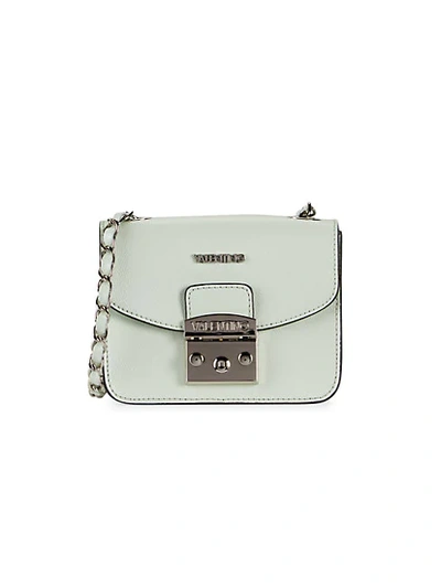 Valentino By Mario Valentino Mini Bijou Leather Crossbody In Minty Green