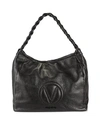 VALENTINO BY MARIO VALENTINO BRAIDED-STRAP LEATHER HOBO BAG,0400012116002