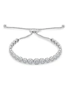 SAKS FIFTH AVENUE 14K WHITE GOLD & WHITE DIAMOND BRACELET,0400011936004