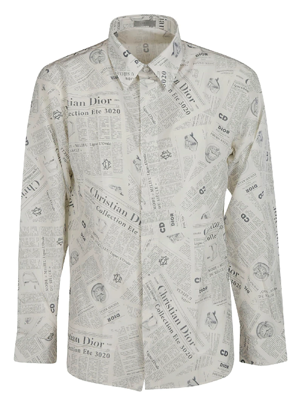 Dior And Daniel Arsham Newspaper Print Shirt In White | ModeSens Dior And Daniel Arsham Newspaper Print Shirt In White | ModeSens