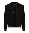 VERSACE GRECA TRIM ZIP-UP HOODIE,15291377