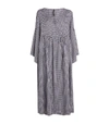 MOTHER OF PEARL MELANIE CHECK WRAP DRESS,15292430