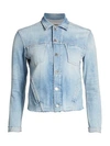 L Agence Janelle Slim Trucker Jacket In Sonora