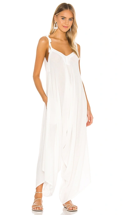 9 Seed Bali Jumpsuit In White