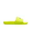 Msgm Logo Tech Slide Sandals In Yellow