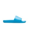 Msgm Logo Tech Slide Sandals In Light Blue