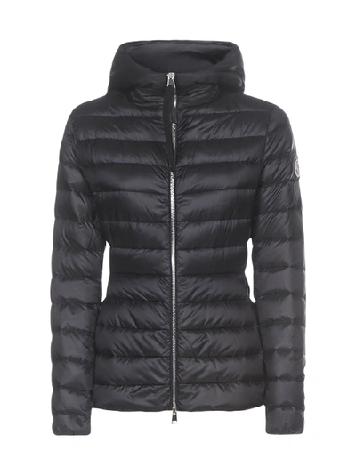 Moncler Amethyste Hooded Quilted Nylon Down Jacket In Nero