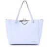 MARC JACOBS KISS LOCK MINI TOTE BAG IN LIGHT BLUE GRAINED LEATHER,11327529