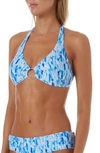 Melissa Odabash Brussels Underwire Bikini Top In Waterfall