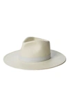 Janessa Leone Zoe Raffia Hat In Bleach
