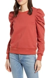 Rebecca Minkoff Janine Sweatshirt In Rust