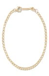 LANA JEWELRY NUDE CURB CHAIN SINGLE STRAND NECKLACE,4102-0000-700-15-02