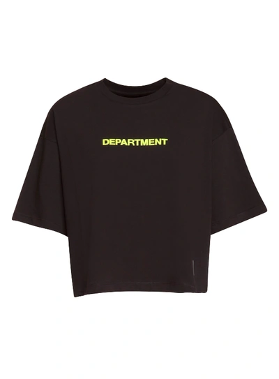 Department 5 Department Print Oversized T-shirt In Black
