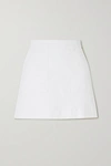 ALEX MILL COTTON-BLEND TWILL MINI SKIRT