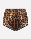 Dolce & Gabbana Docle & Gabbana Underwear Leopard Print High In Animal Print