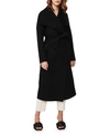 Mackage Mai Belted Wool Coat In Black