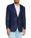 KITON MEN'S TEXTURED BLAZER,PROD228280622