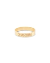 STONE AND STRAND PERSONALIZED GOLD CIGAR BAND,PROD231240231