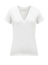 Another Tomorrow Round-neck Organic-cotton T-shirt In White