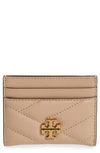 TORY BURCH KIRA CHEVRON LEATHER CARD CASE,56815