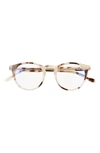 Diff Sawyer 48mm Optical Glasses In Cream Tortoise