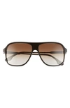 VICTORIA BECKHAM NAVIGATOR COREWIRE 59MM SUNGLASSES,VB615SL