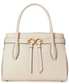 Kate Spade Medium Toujours Leather Satchel In Bare