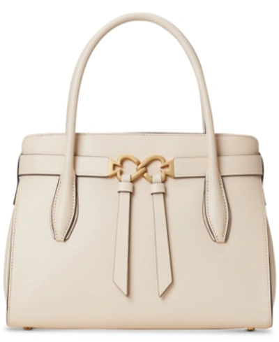 Kate Spade Medium Toujours Leather Satchel In Bare