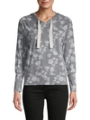 CHASER FLORAL-PRINT COTTON-BLEND HOODIE,0400012450900