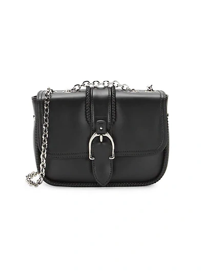 Longchamp Extra-small Amazone Chain-strap Leather Shoulder Bag In Black