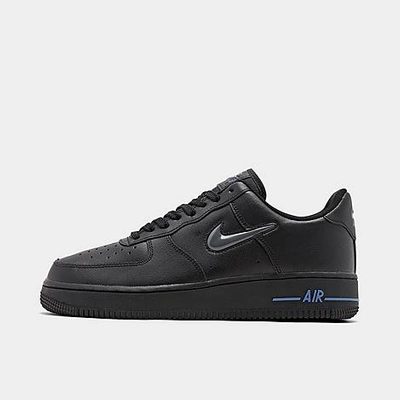 Nike Men's Air Force 1 Low Jewel Casual Shoes In Black