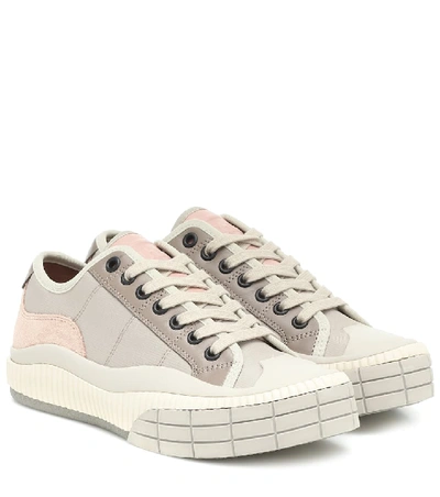 Chloé Chloe Pink And Grey Clint Trainers In Beige